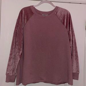 American Eagle size L pink pullover crewneck sweater